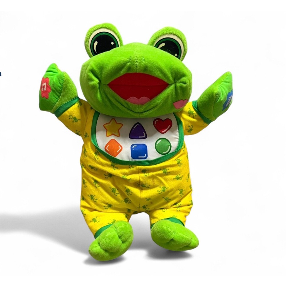 Vintage 1999 LeapFrog Baby Tad Hug & Learn Interactive Talking Musical Plush